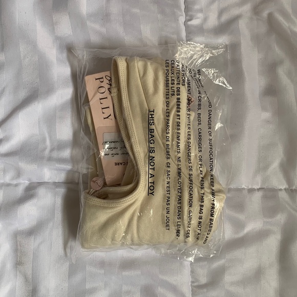 Rounded Square Neck Long Sleeve Top in Ivory - Picture 4 of 5